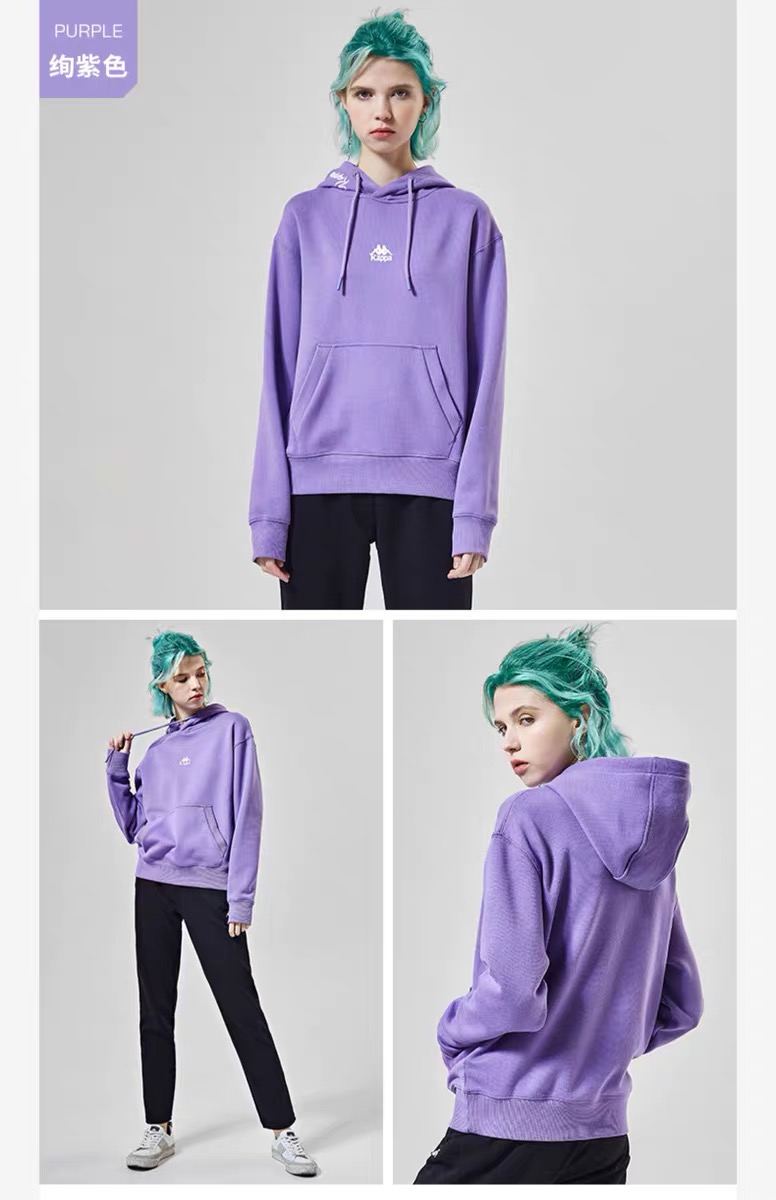 kappa卡帕女款运动卫衣休闲套头帽衫2020新款k0a22mt02