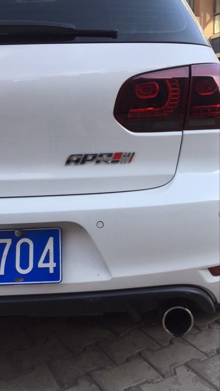 特价德系重改apr车贴程序改装阶段车标 奥迪大众改装apr车尾标志 apr