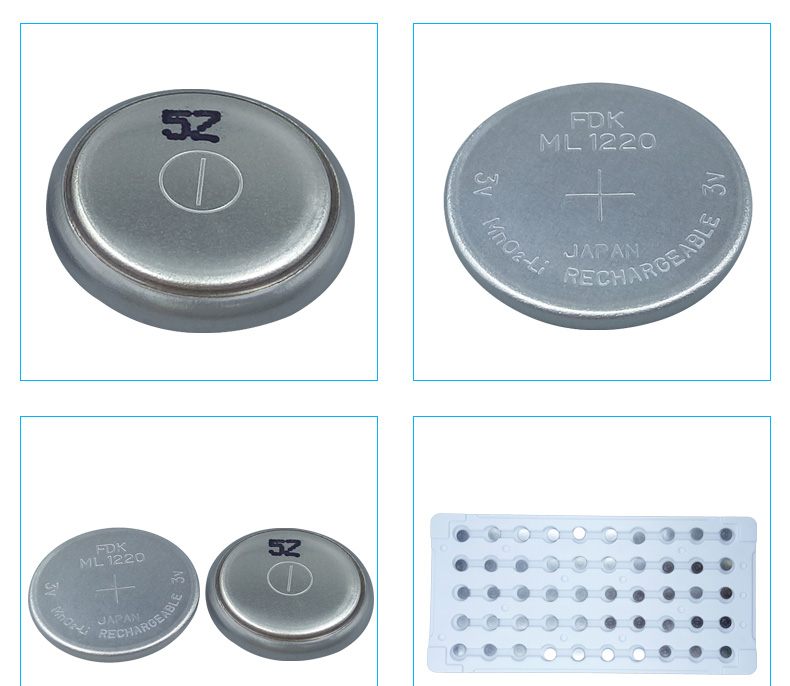 fdk富士通ml1220/3v笔记本电脑主板后备coms记忆可充电纽扣电池带焊脚