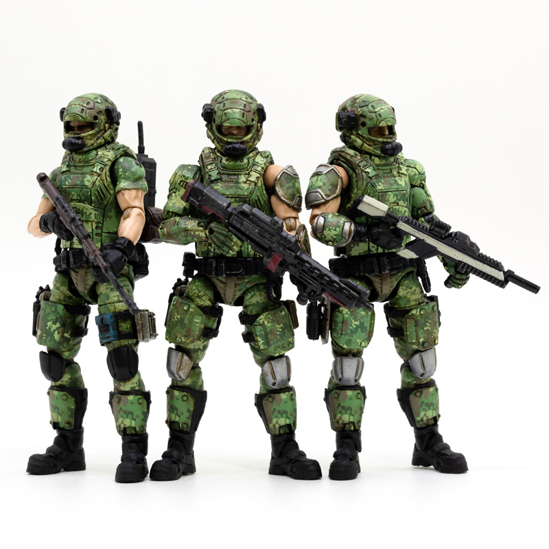暗源兵人特种兵手办模型警察套装军人士兵玩具可动人偶军事部队