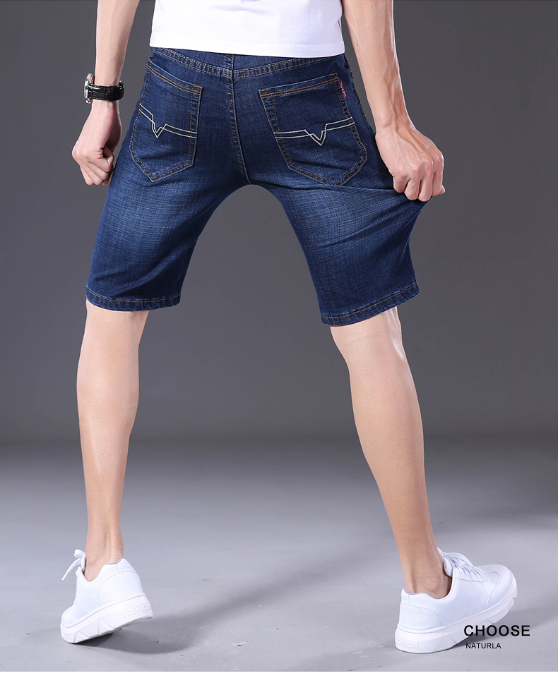 单件3折稻草人牛仔中裤男2020夏季新品潮流直筒五分裤商务休闲中裤男