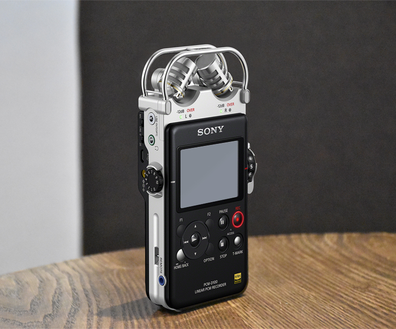 索尼(sony)录音笔 pcm-d100 索尼(sony) pcm-d100高端录音笔 专业线性
