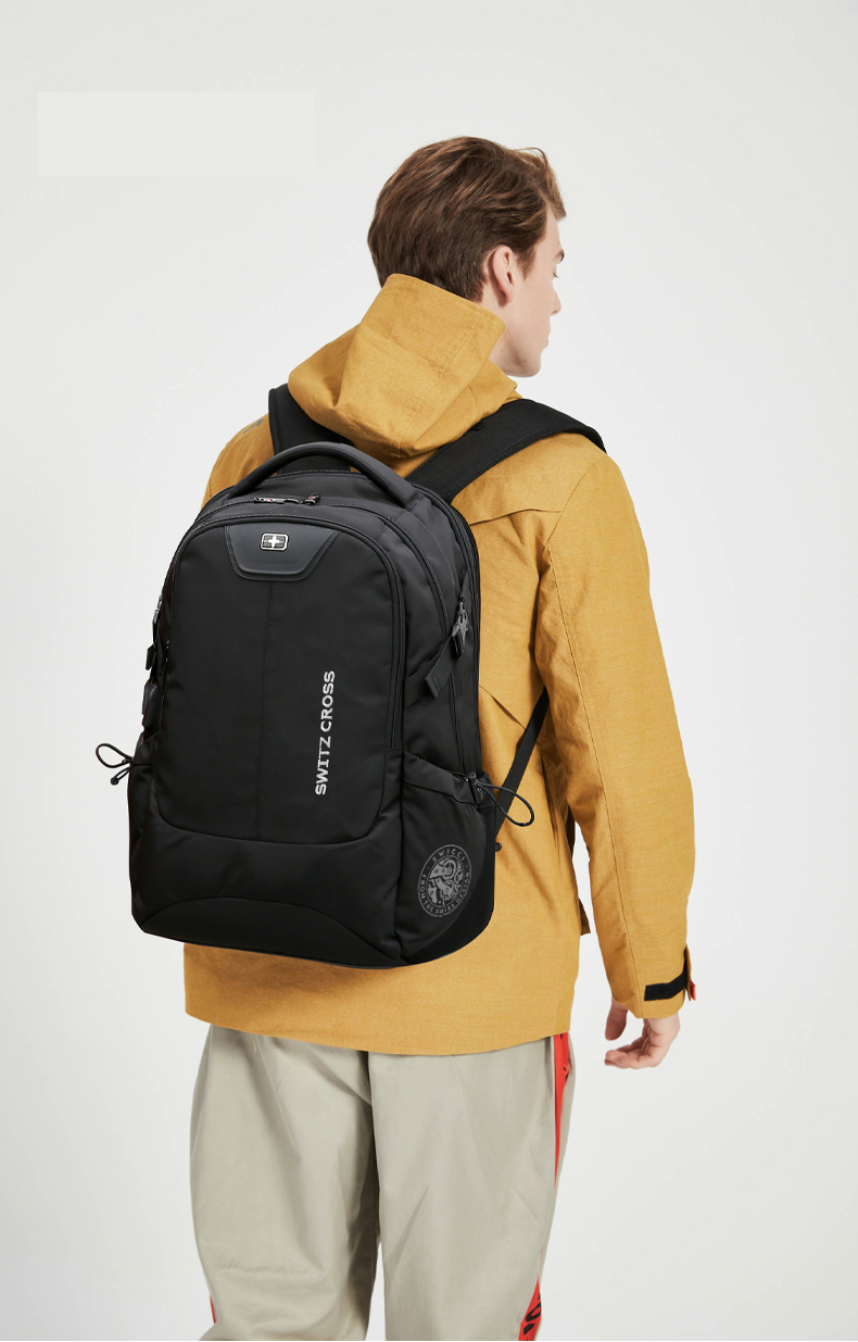 fenghou瑞士军士刀背包男士旅行大容量商务背包定制logo双肩包学生