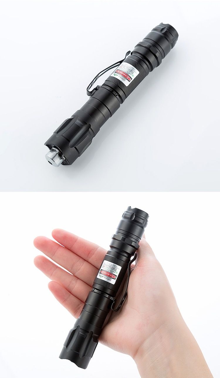 《单支裸笔【无电池 无充电器 】 大功率激光笔灯强光满天星激光手