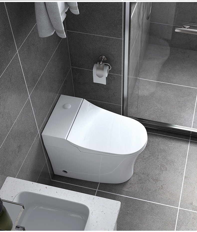 古达坐便器(db9) 陶瓷抽水马桶下沉式隐藏水箱座便器_家用卫生间座