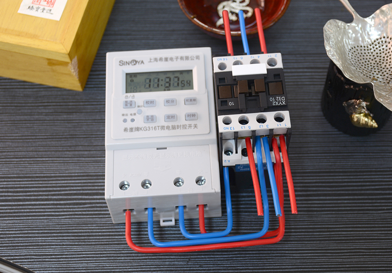 希崖微电脑时控定时开关三相380v增氧机水泵自动断电时间控制器