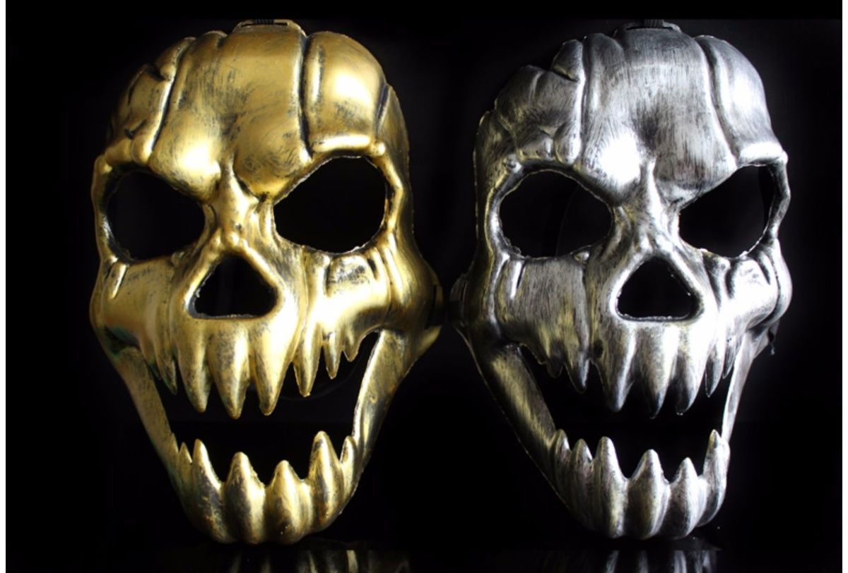 万圣节恐怖面具成人骷髅头斯巴达僵尸cs野战面罩吸血鬼杀人狂杰森v字