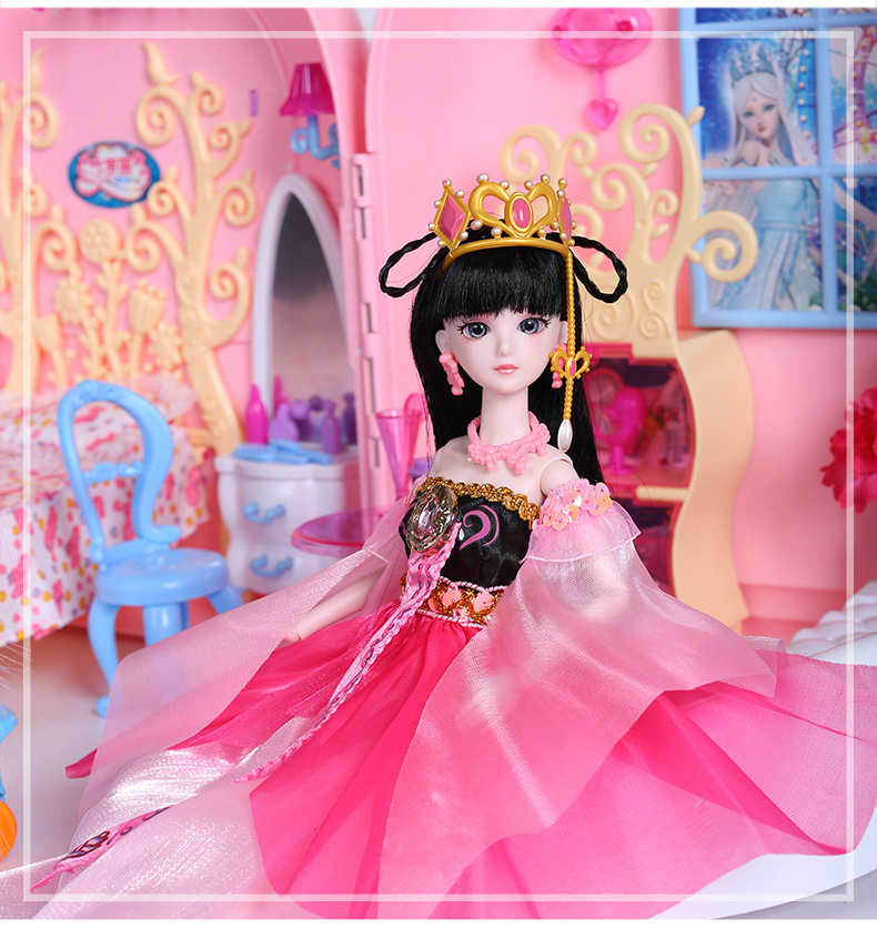 冰公主娃娃叶罗丽仙子的房子大别墅29cm夜萝莉正品罗丽女孩玩具 商品