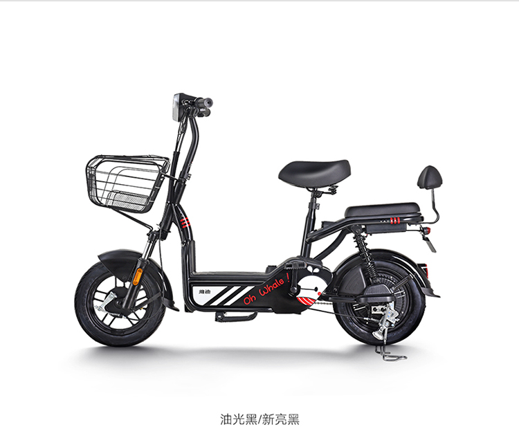 雅迪2019新款国标小王子plus电池可提48v电动车踏板电瓶车代步车