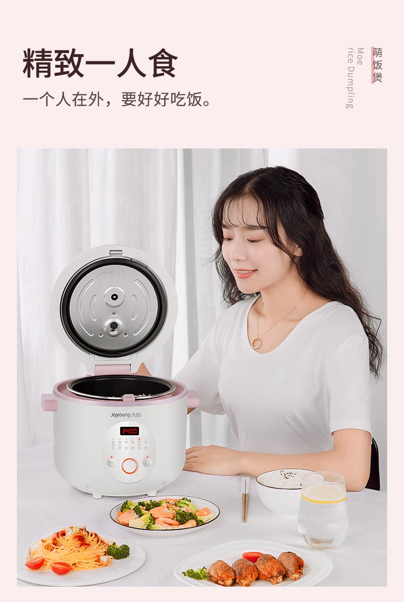 九阳(joyoung)电饭煲小电饭锅迷你电饭煲小型家用2升煮饭锅 (1-3人)