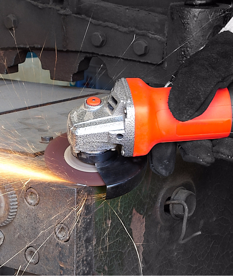 多功能抛光角磨机家用小型手持电动切割机手砂轮电动工具三峰1252大角