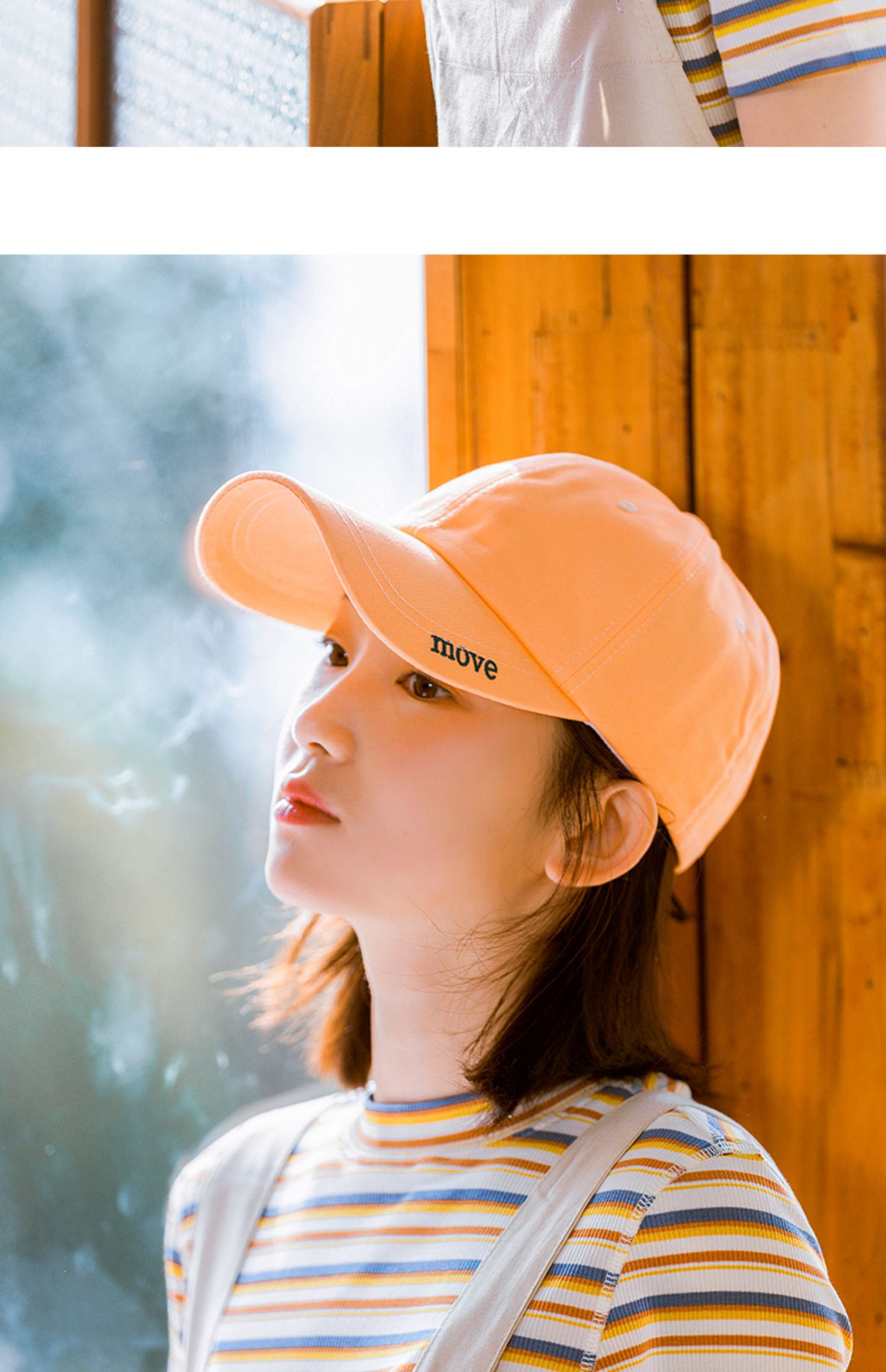 森马鸭舌帽女韩版潮字母时尚帽子男棒球帽春秋日系百搭遮阳防晒帽白色