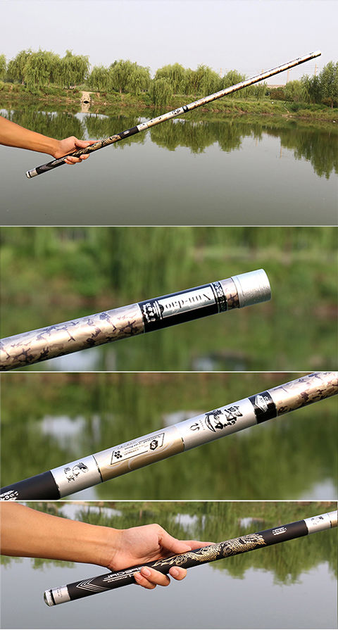 巨物青鱼竿超硬12h暴力鲟鱼杆19调黑坑鱼竿大物竿长节手竿台钓竿