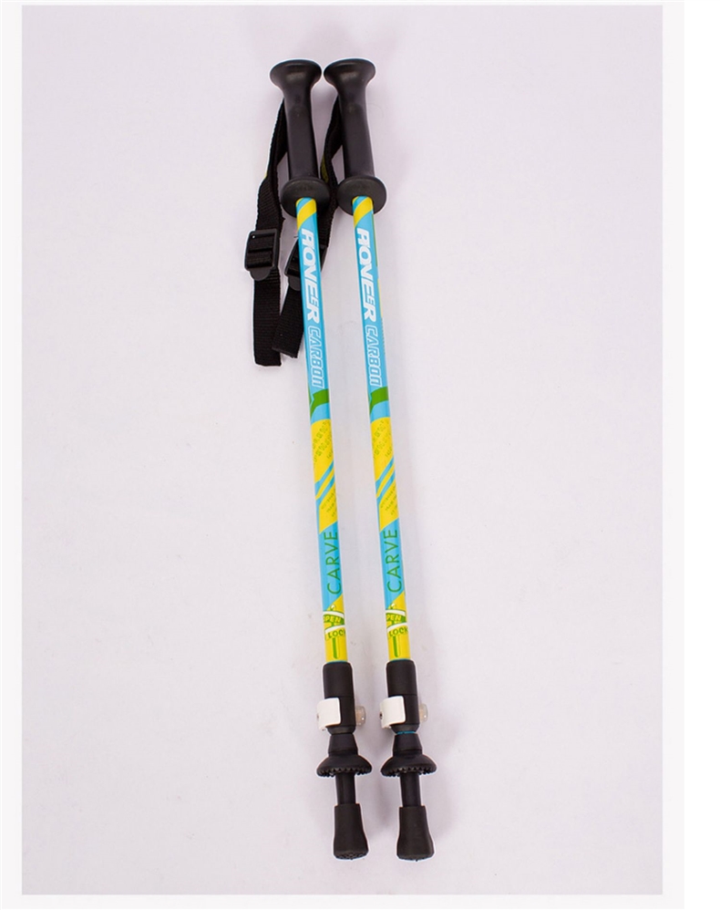 开拓者儿童登山杖_超轻伸缩手杖_超轻健走爬山拐杖户外旅行装备