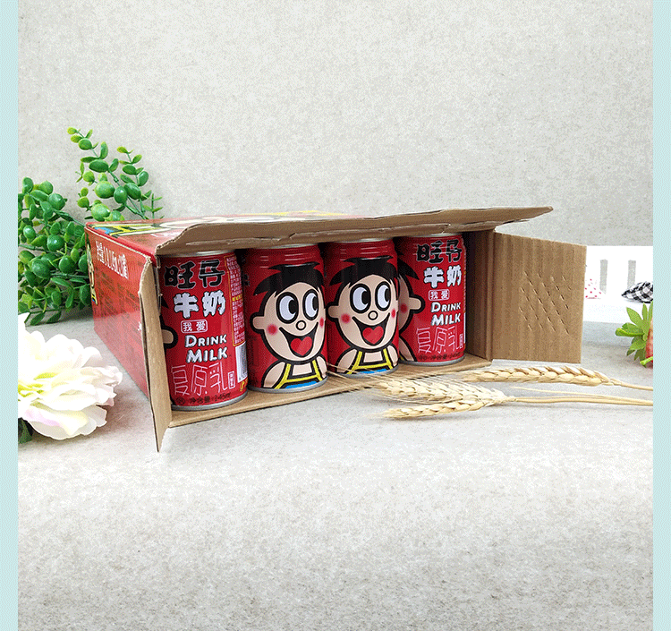 2月旺旺旺仔牛奶罐装145ml20罐复原乳整箱儿童原味早餐奶