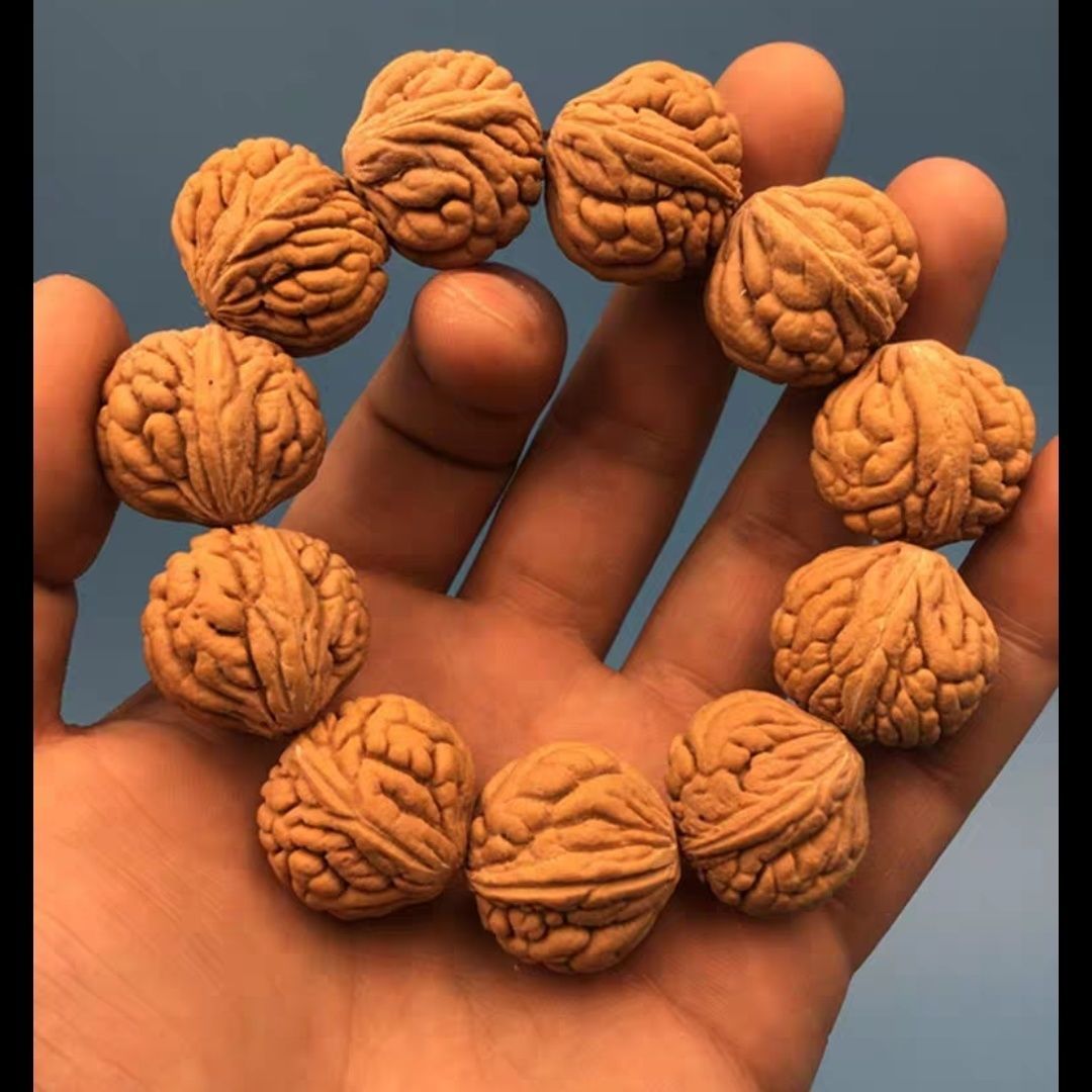 《「大秦」特价霸王龙桃核手串龙纹桃胡秦岭山脉男式霸气把玩件 16-18