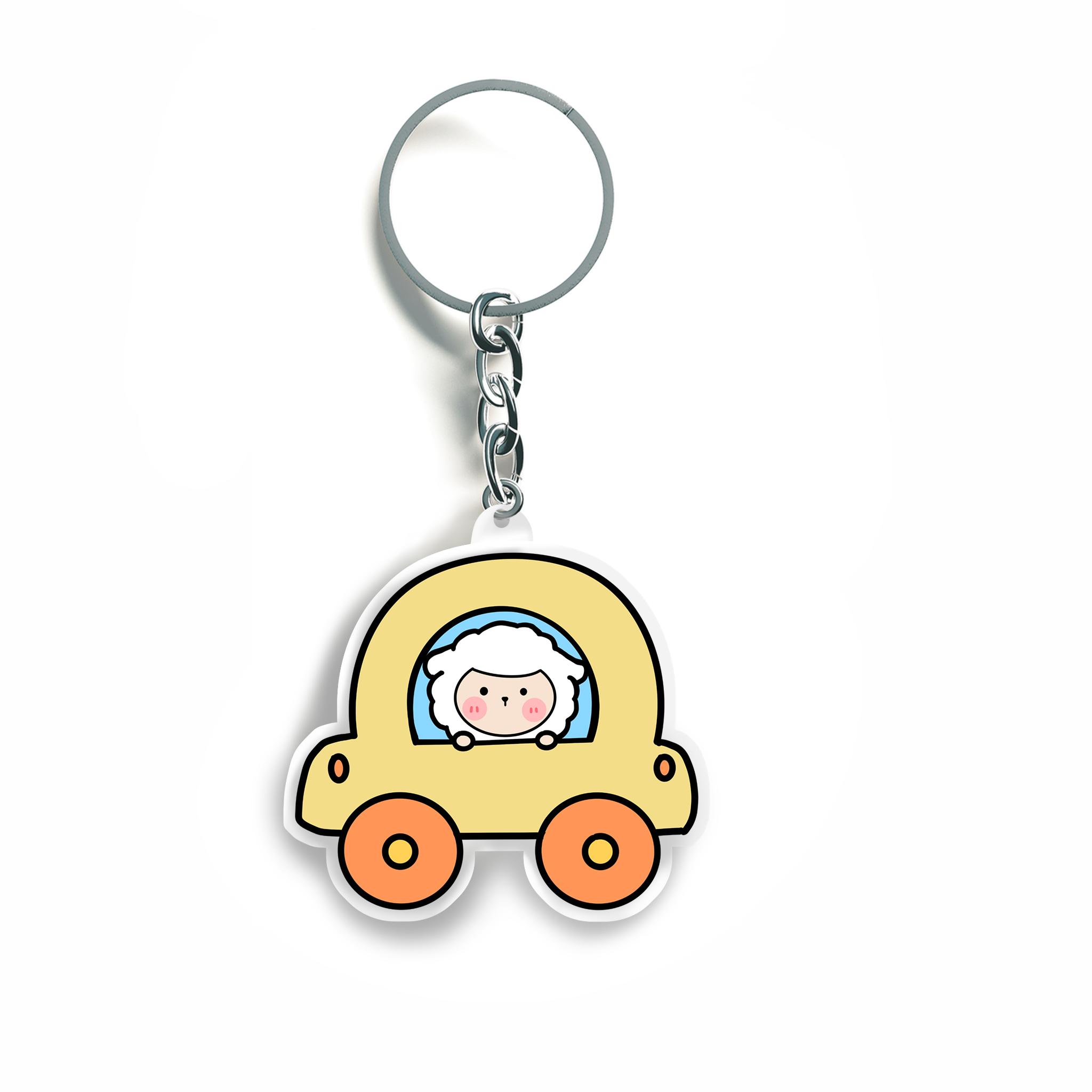 亚克力立牌车钥匙扣定制摆件明星照片人形卡通小挂件可爱礼物个性fish