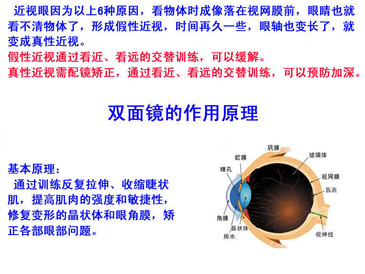 双面镜原理图图片