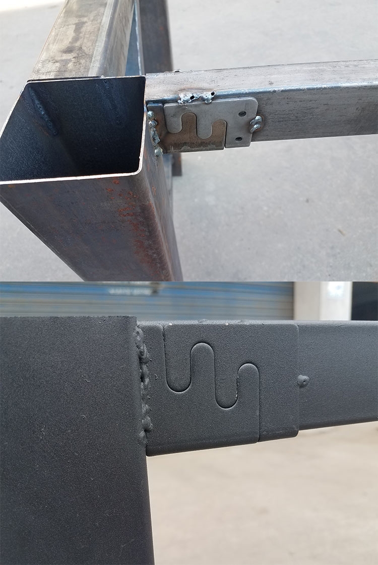 金属卡扣件五金家具ciaa配件钢桌架连接件紧固组合方管子母扣件连接扣