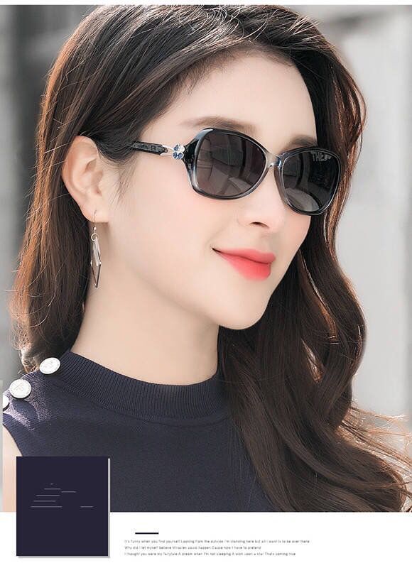 偏光太阳镜女小框新款潮防紫外线优雅墨镜女时尚韩版小脸开车眼镜气质