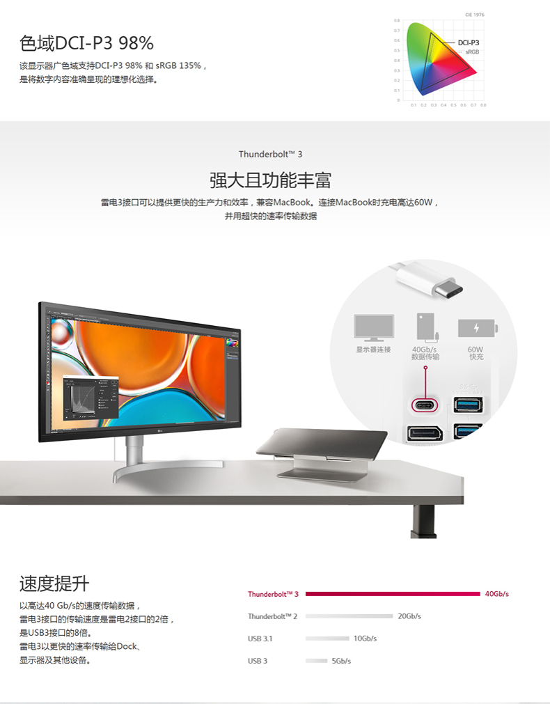 lg34wl85034英寸hdr400技术219超宽带鱼屏nanoips广色域电脑办公设计