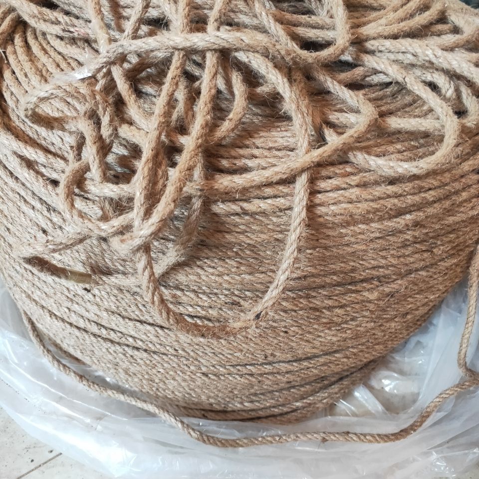 麻绳装饰diy粗绳子猫爬架专用配件手工编织4网格墙耐磨挂绳6毫米8