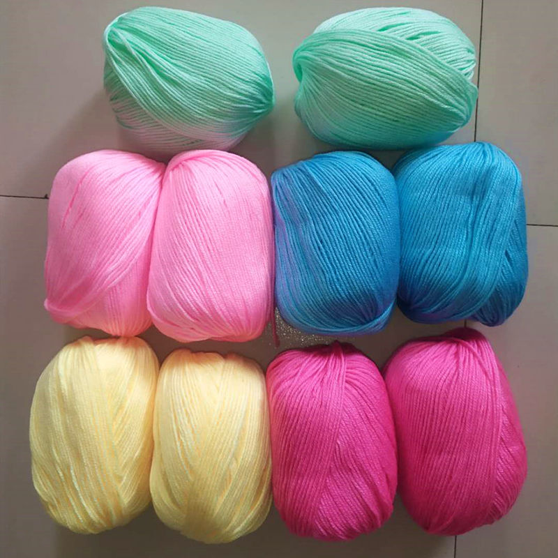 宝宝线特价处理手工编织坐垫钩鞋玩偶线混纺腈纶中粗diy毛线批发宝宝