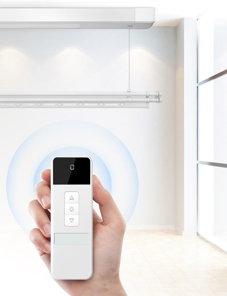 三星电动升降式晾衣架自动升降晒衣架智能遥控阳台室内外晒被晾衣机s5