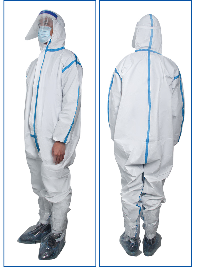 超级新品 一次性医用隔离衣连体防护医院隔离服防病毒防护防疫连体