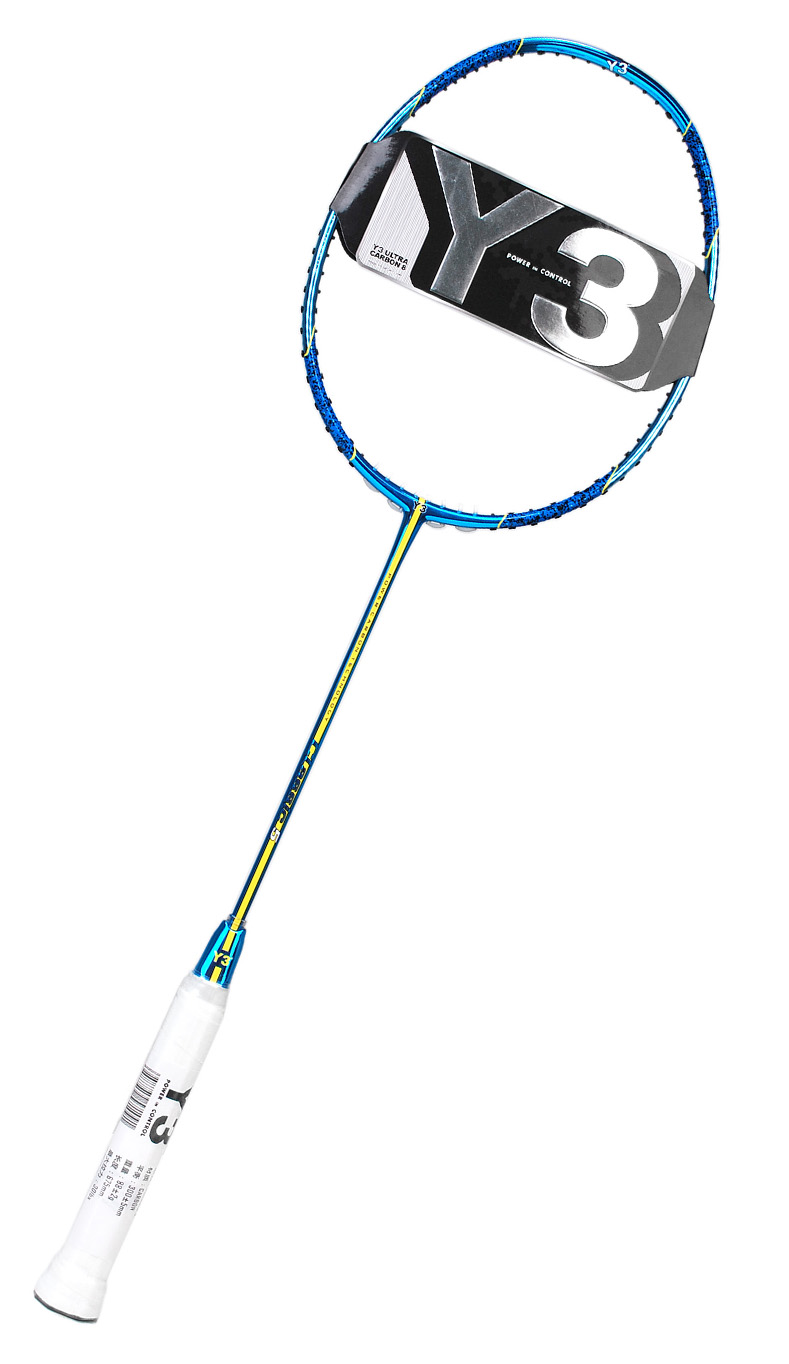 y3 全碳素羽毛球拍 classic5 6 7 电镀男女款训练进攻比赛羽拍