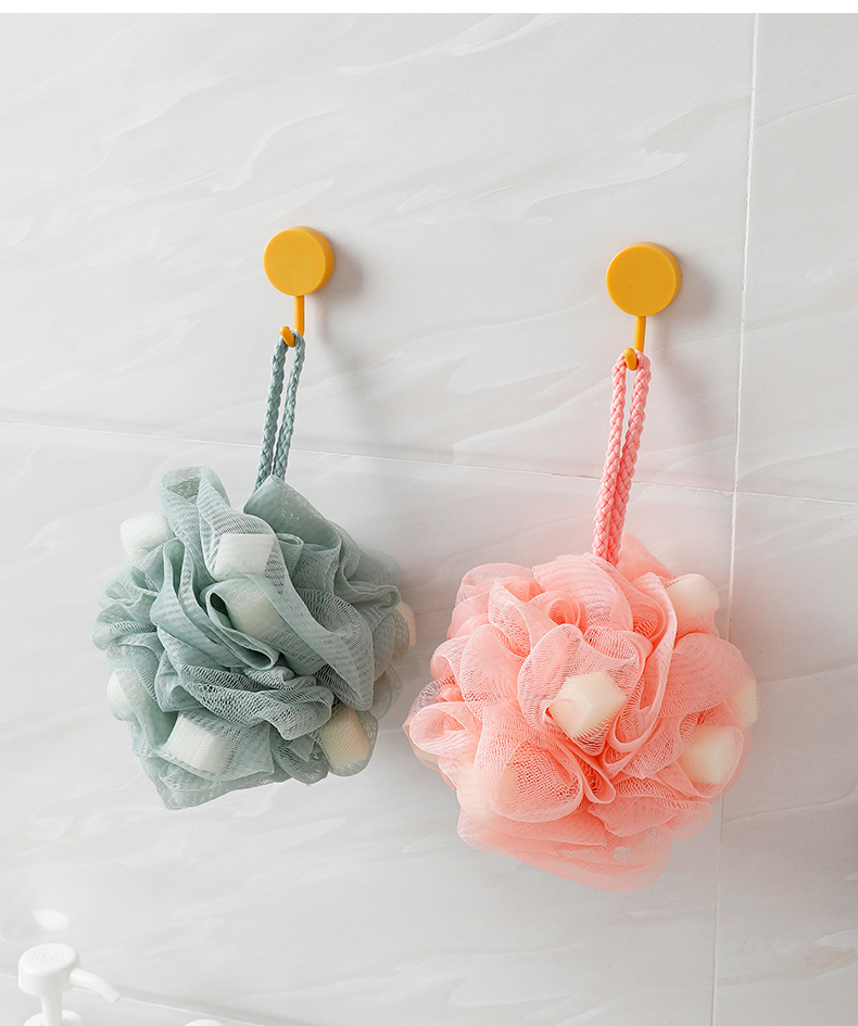 大号沐浴球可爱少女不散浴花起泡泡洗澡搓背浴花洗浴泡澡球 fenghou