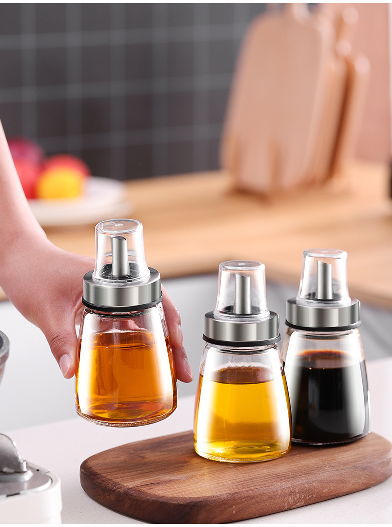 【两件套】160ml沃克油壶两只 小油壶玻璃油瓶装油瓶防漏油罐醋壶厨房