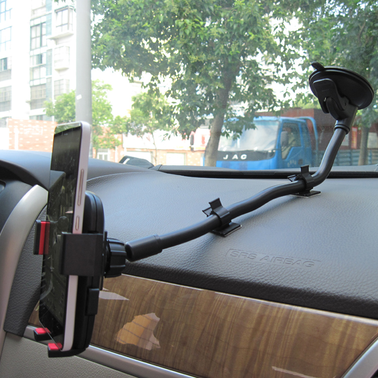 京弗手机支架加长杆diy 车载手机支架加长款吸盘式货车汽车上通用吸