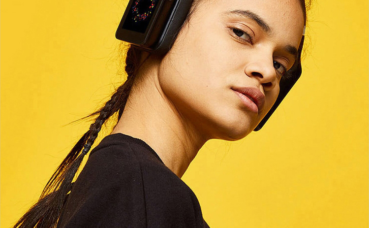 vinci闻奇15pro无线蓝牙智能耳机头戴式运动耳麦语音头机黑色版