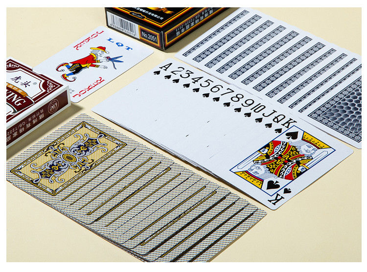 虎头加硬型扑克牌家用棋牌室扑克纸牌厂家批发休闲花切飞牌练习