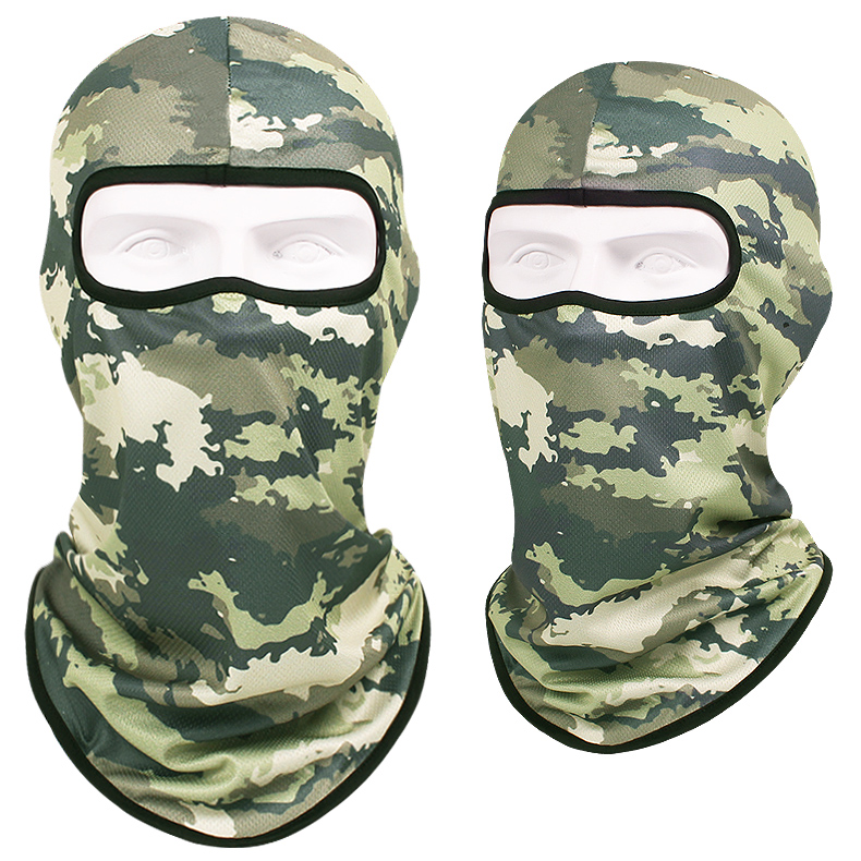 超级新品 奔袭速干透气头套军迷战术迷彩面罩伪装蒙面帽子钓鱼防晒脸