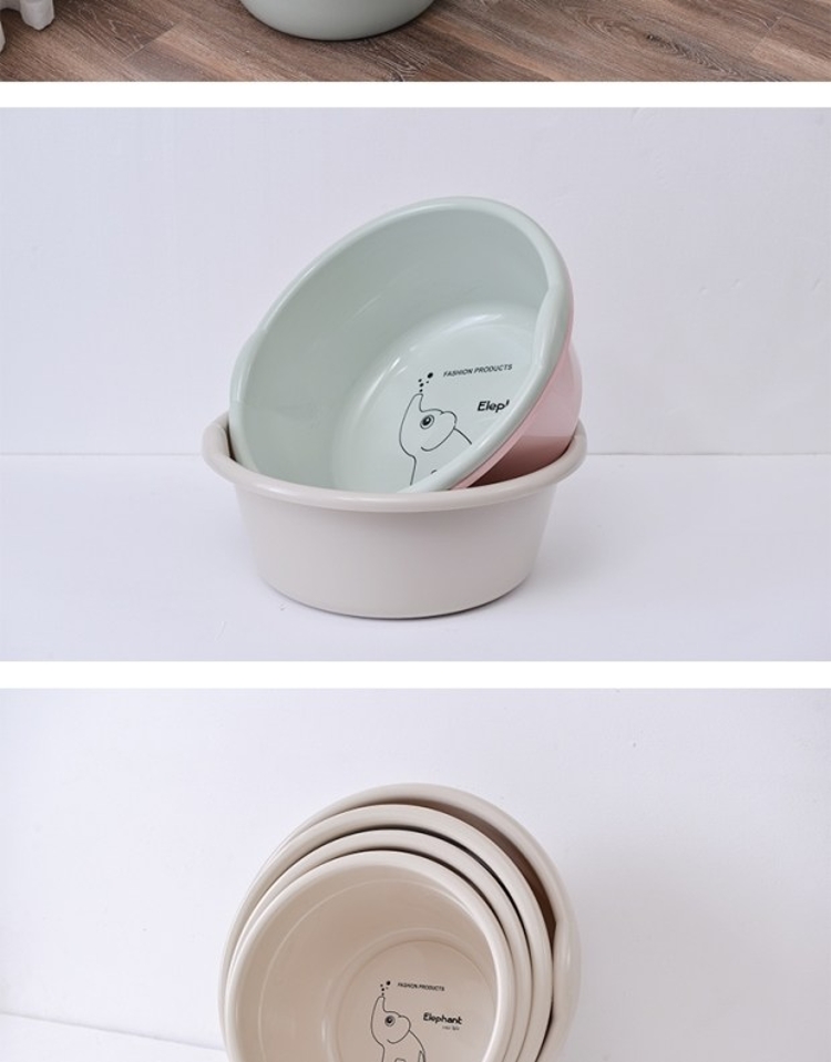 特大塑料洗脚盆加深大号洗衣盆加厚加高大洗脸盆子宝宝洗脸盆家用