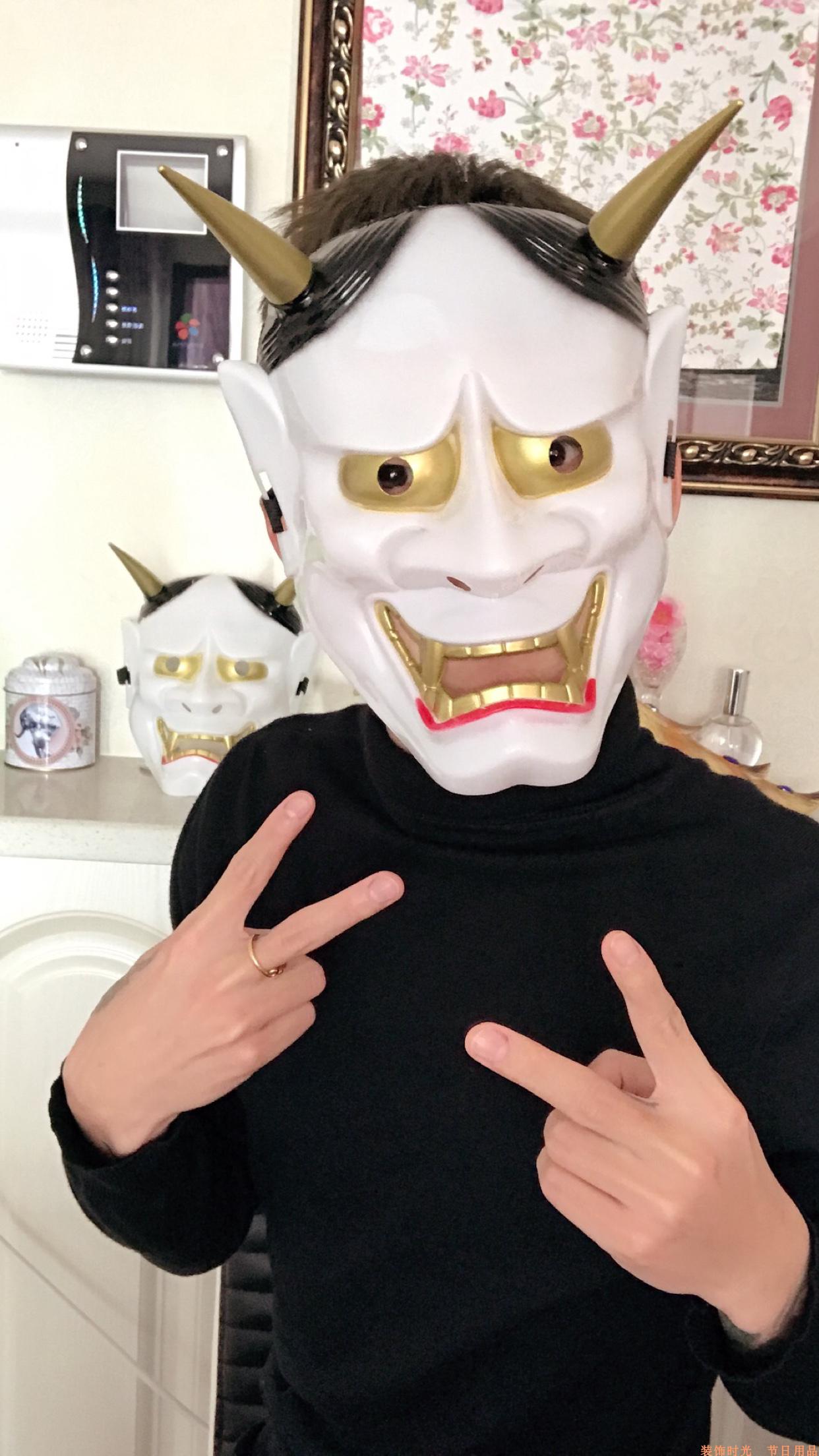 日本辟邪般若面具班若面具抖音快手红般若面具8878878