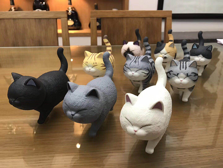 送福鸟(songfuniao)装饰摆件 超萌猫蛋蛋 不二马大叔 猫铃铛 空想造物