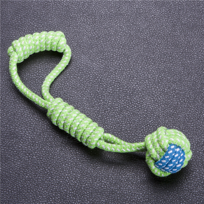 绳结编织武速达宠物狗狗玩具耐咬磨牙绳球狗咬绳金毛萨摩耶哈士奇大型