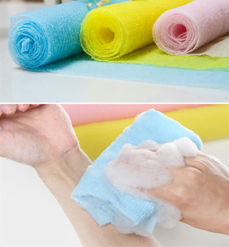 haoyangdao搓澡巾洗澡巾男女拉背条强力沐浴花长条戳澡擦背家用韩国