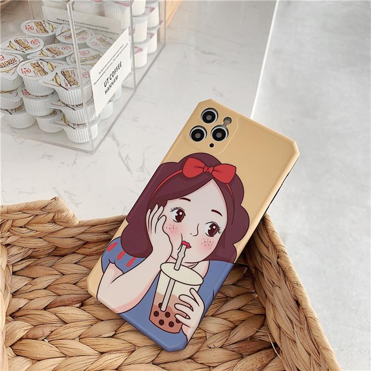 舒弗(lachouffe)保护壳/套6911 喝奶茶公主iphone7p女se手机壳/xr/8