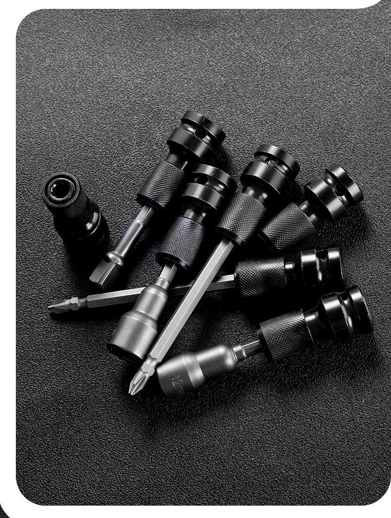 电动扳手变手电钻转换头风炮12转14六角风批套筒伸缩弹套接头