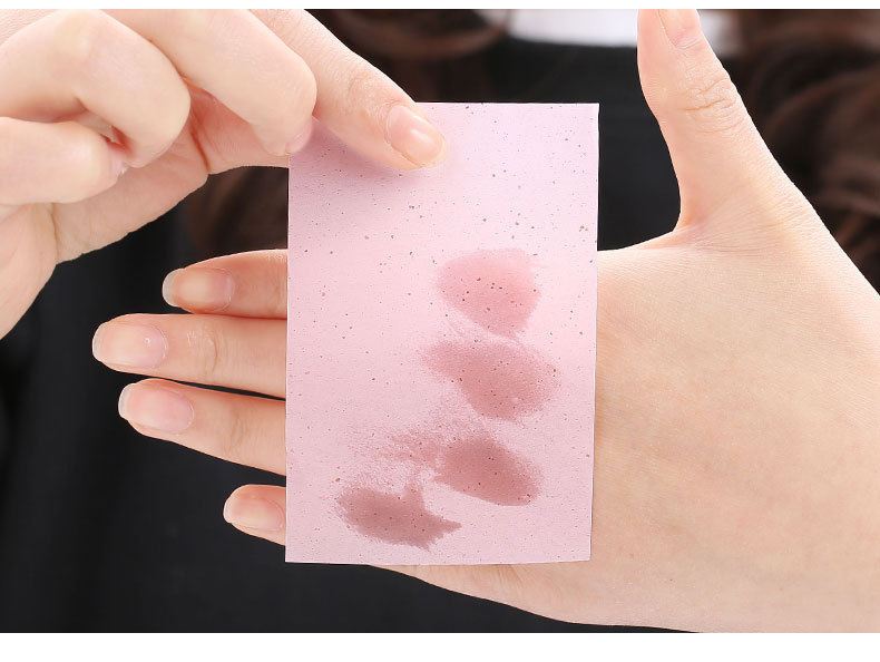 致集佳吸油纸 [吸油面纸(携带型)100张] 洁面巾吸油面膜 天然麻清洁