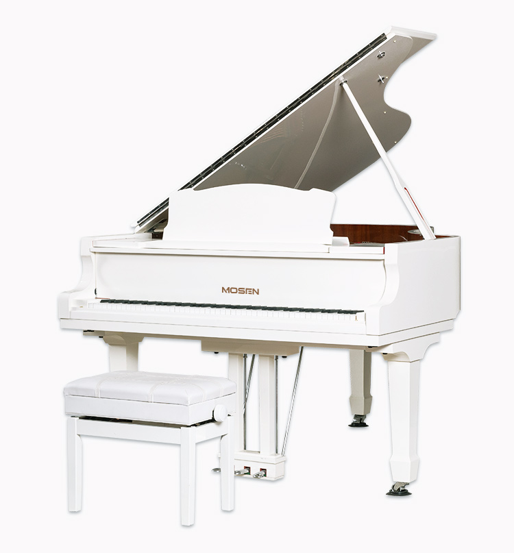 莫森(mosen)ms-102g三角钢琴 88键进阶款家用考级演奏真钢琴1-10级