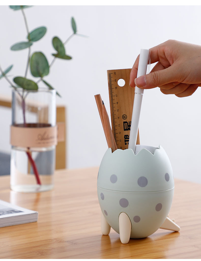 希杰狮王创意个性女生笔筒摆件可爱少女心儿童房间书桌办公室装饰品小