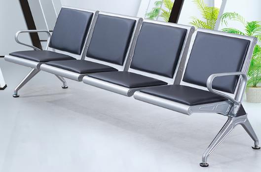 四人位连排椅ld-713等候椅公共区休息连排椅