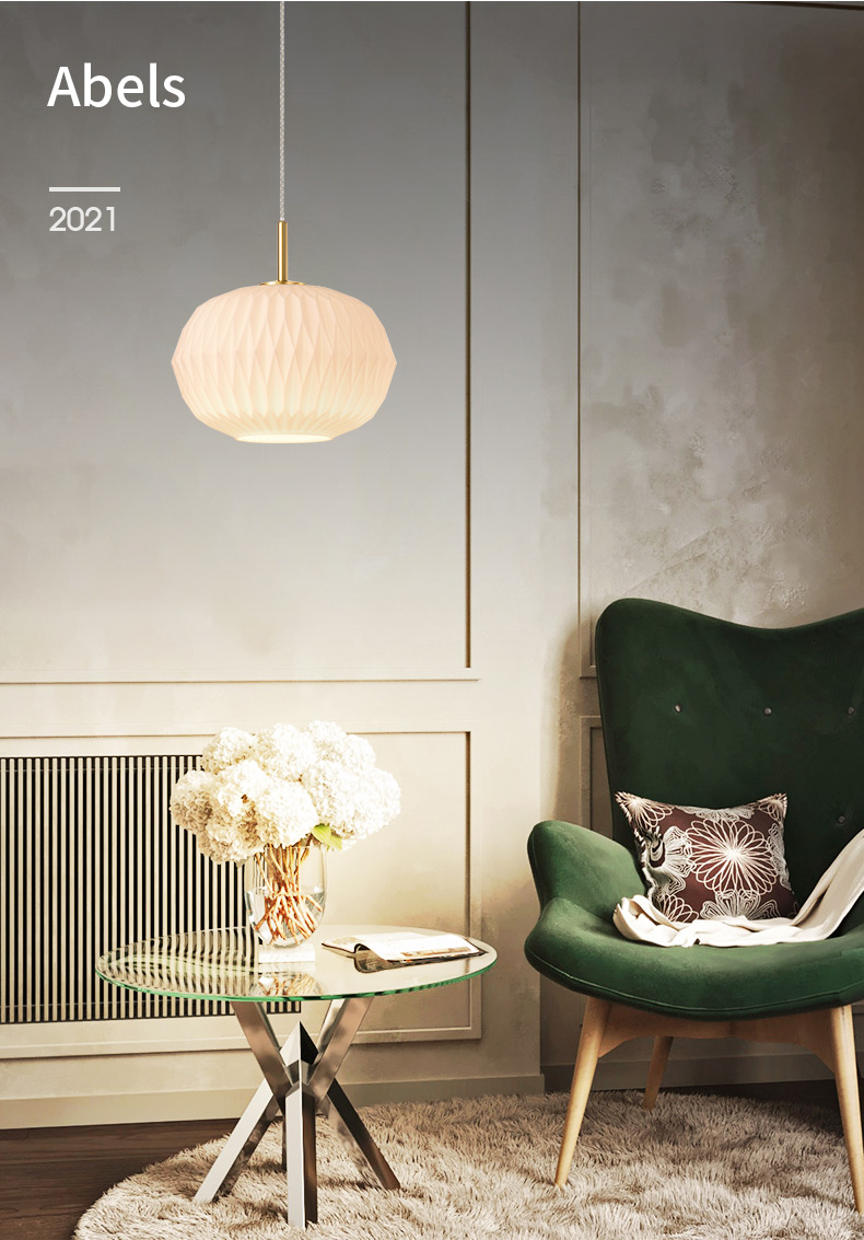 新品德国柏曼轻奢玻璃餐厅吊灯个性简约饭厅吧台灯led灯