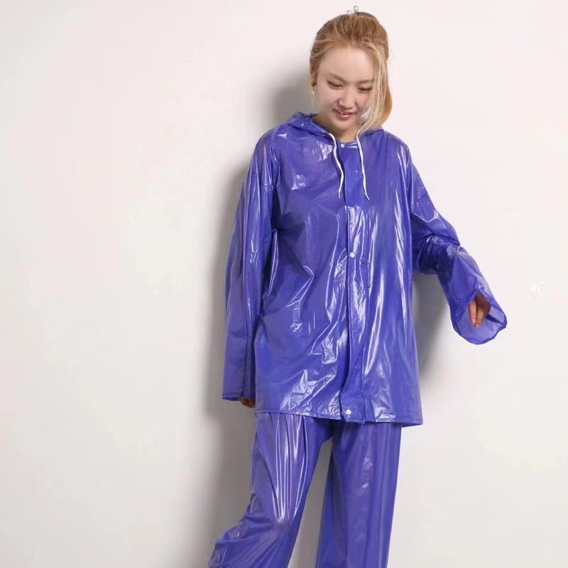 《雨衣雨裤套装女成人分体雨披雨衣防暴雨全身工地旅行户外农用采茶