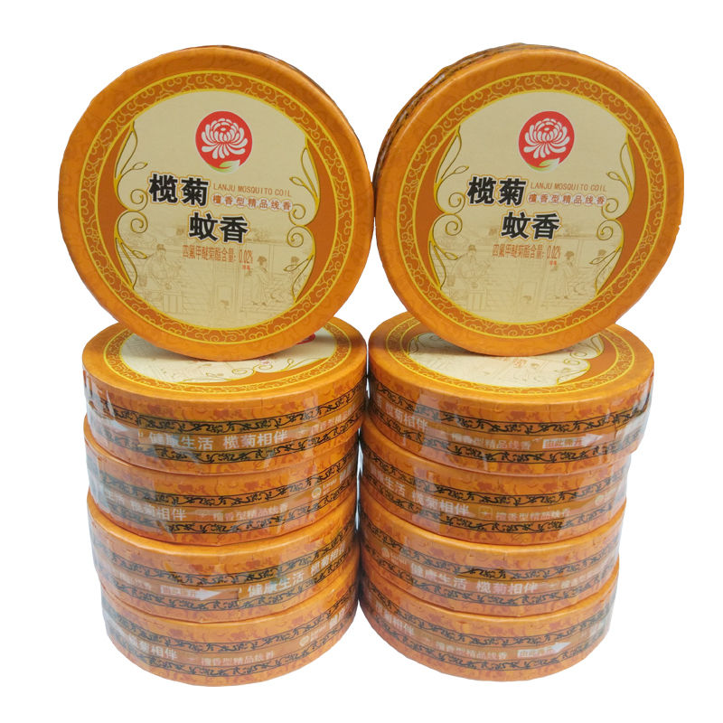 榄菊精品线香蚊香檀香型祛味薰香客厅餐厅厕所檀香除臭加香驱蚊3盒